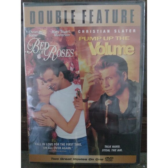 No brand / Not sure Other - New Double Feature DVD Bed of Roses & Pump Up The Volume Christian Slater